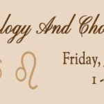 Chocolate colored poster for astrology and chocolate event